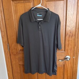 Men's Short Sleeve Polo - dk grey size XL
